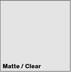 Matte/Clear ULTRAMATTES REVERSE 1/32IN - Rowmark UltraMattes Reverse Engravable